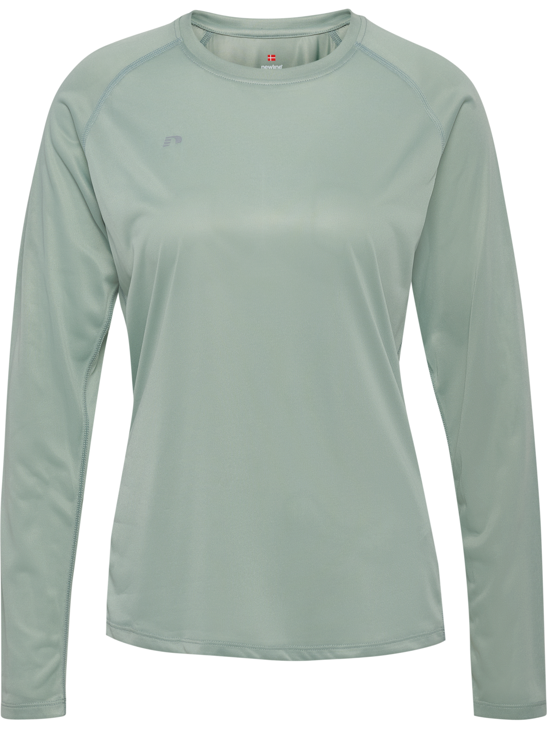 nwlBEAT W T-SHIRT L/S, GREEN MILIEU, packshot