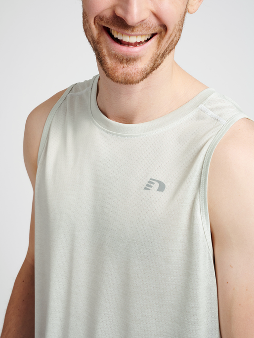 MEN - SINGLET RUNNING MELANGE Newline MUSHROOM OYSTER