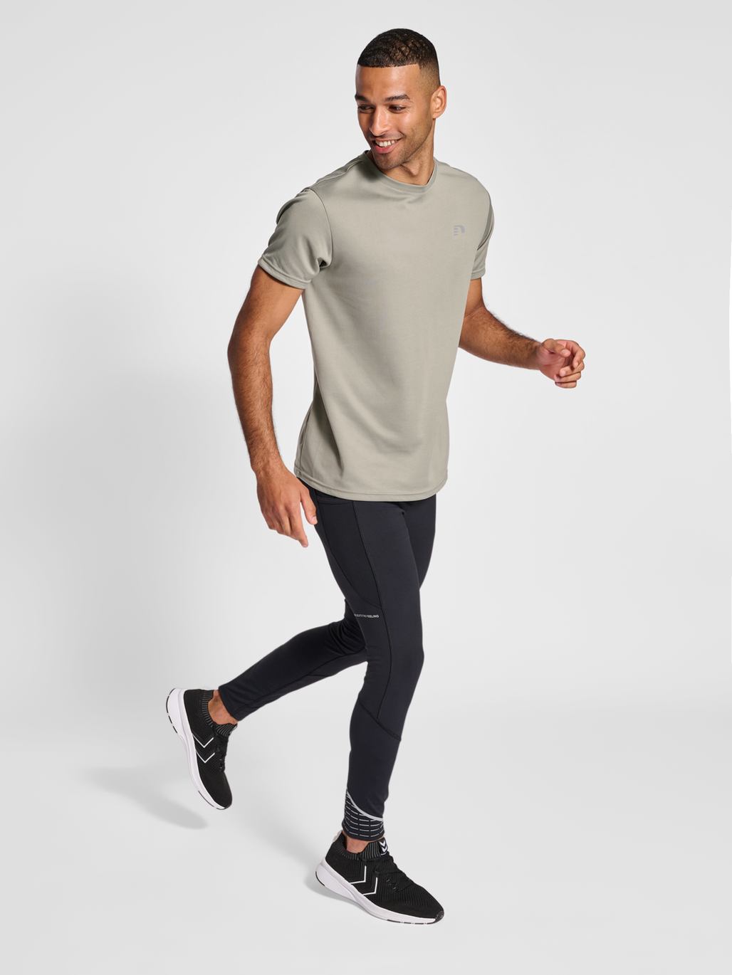 nwlHOUSTON T-SHIRT S/S MEN, MOON MIST, model