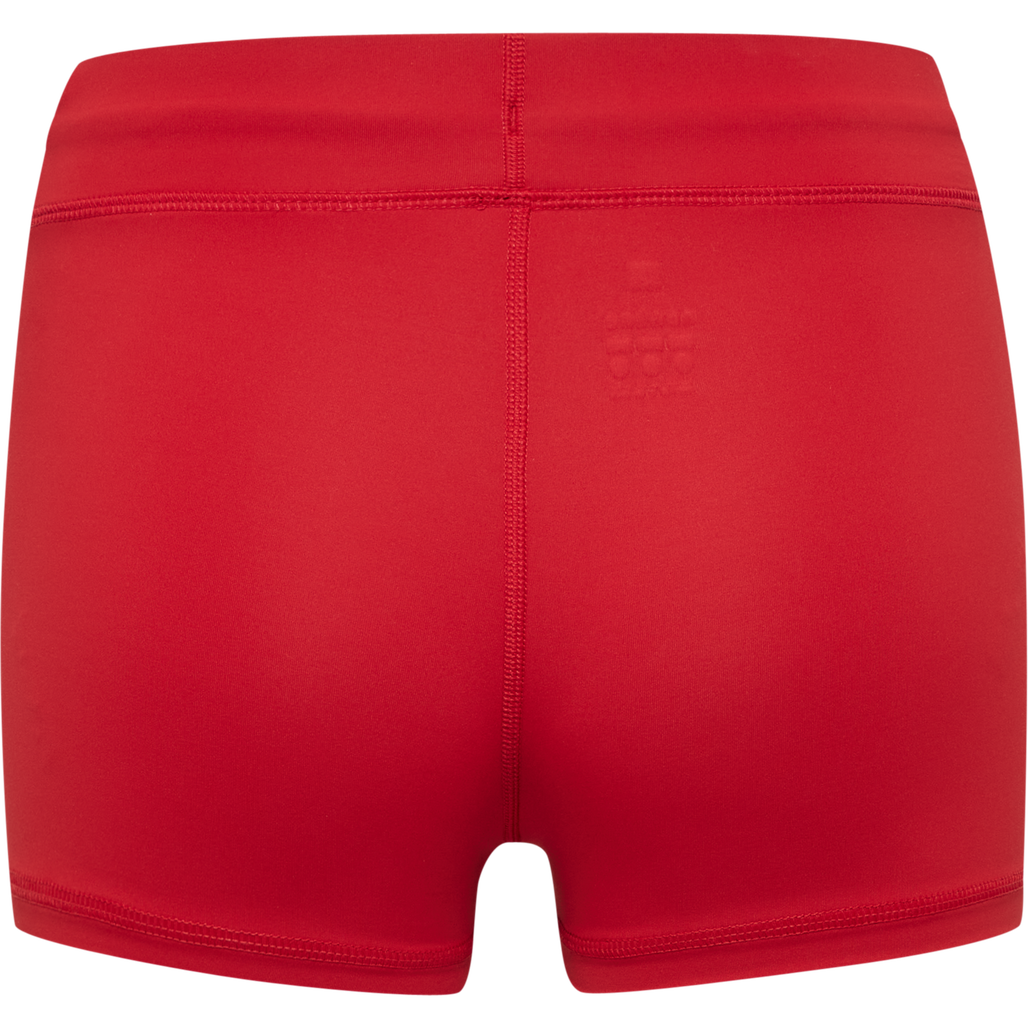WOMEN CORE ATHLETIC HOTPANTS, TANGO RED, packshot