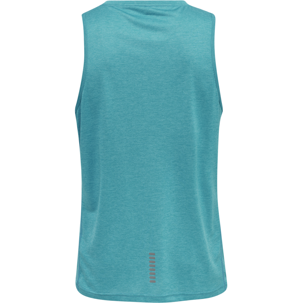 MEN RUNNING SINGLET, CAPRI BREEZE MELANGE, packshot