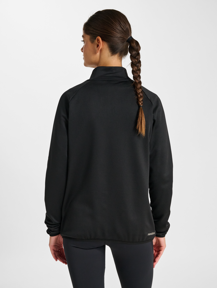 nwlQUILTED JACKET, BLACK, model