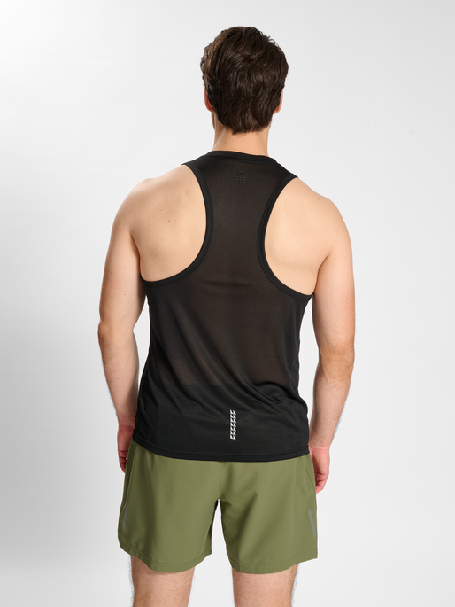 nwlOMAHA SINGLET male, BLACK, model