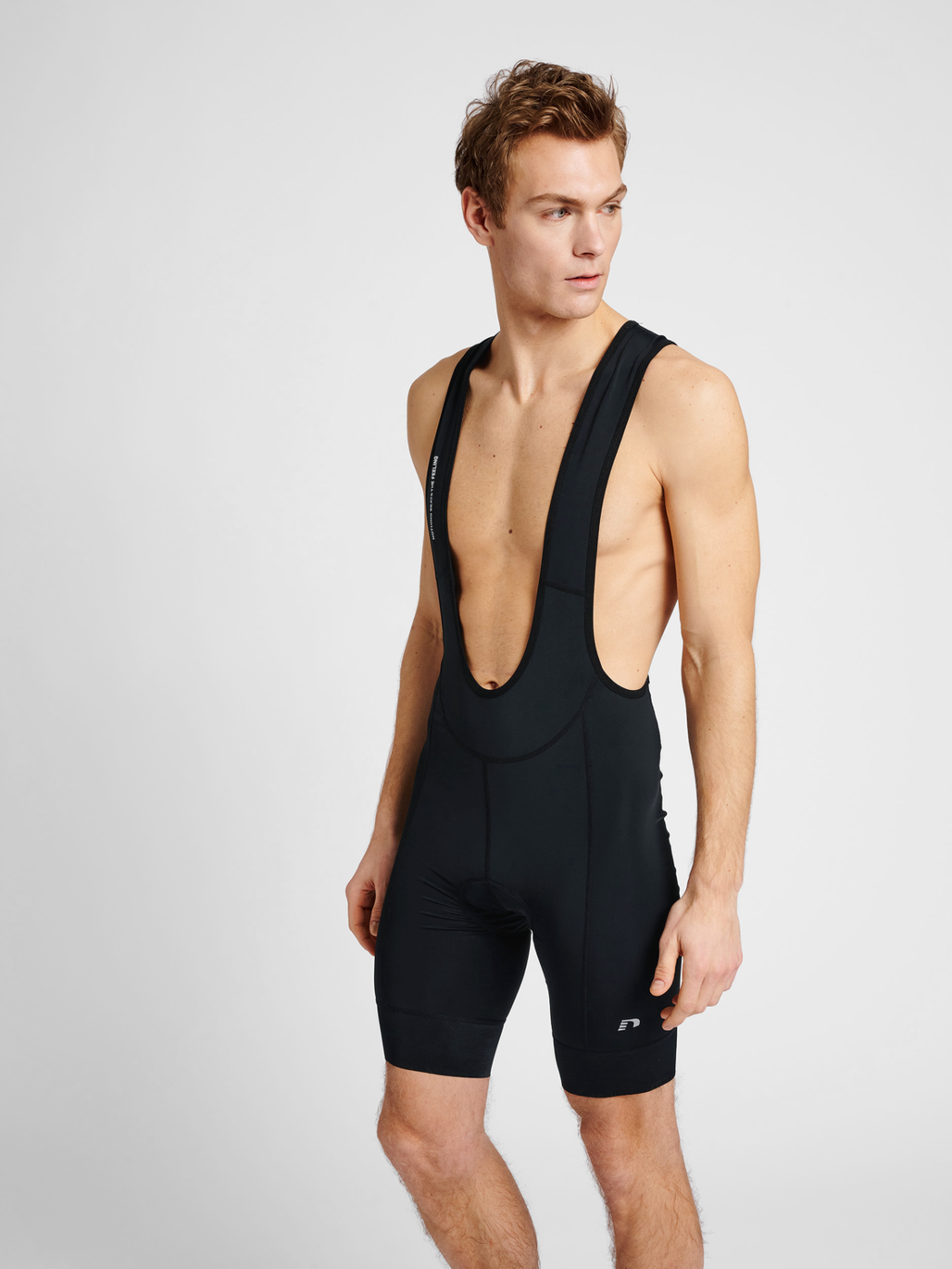 Newline MENS CORE BIKE PANEL BIB SHORTS - BLACK
