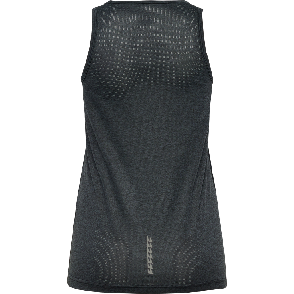 nwlFONTANA SINGLET WOMAN, BLACK MELANGE, packshot