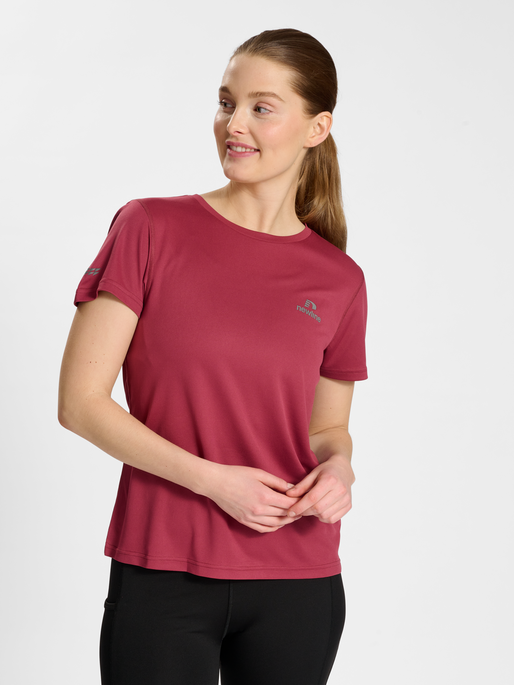 Newline nwlMEMPHIS T-SHIRT S/S WOMAN - DRY ROSE