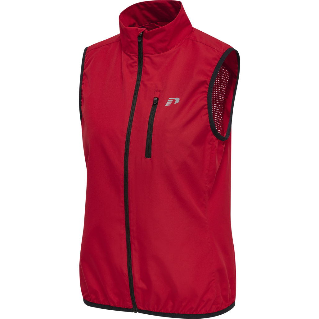 WOMEN'S CORE GILET, TANGO RED, packshot