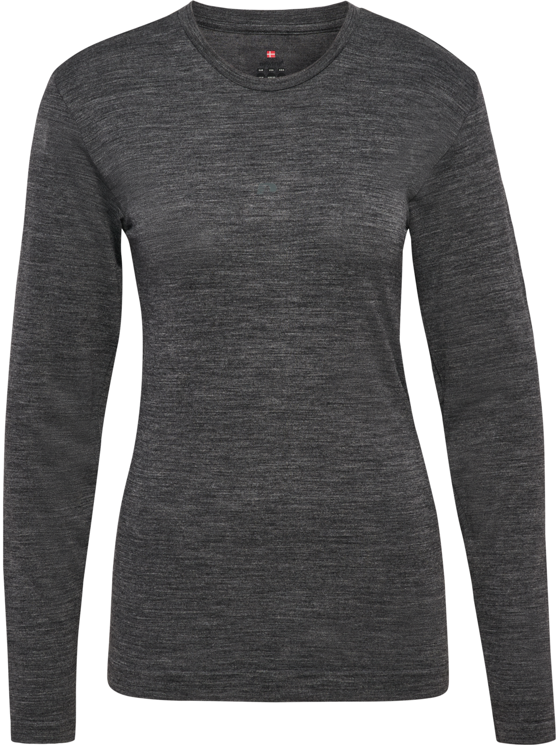 nwlTHERMA WOOL BLEND T-SHIRT L/S W, BLACK, packshot