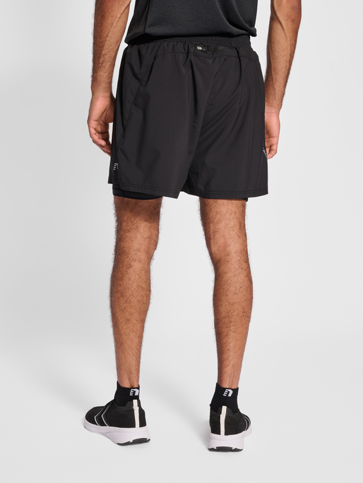 Newline nwlKANSAS 2 IN 1 SHORTS MEN BLACK newlinesport