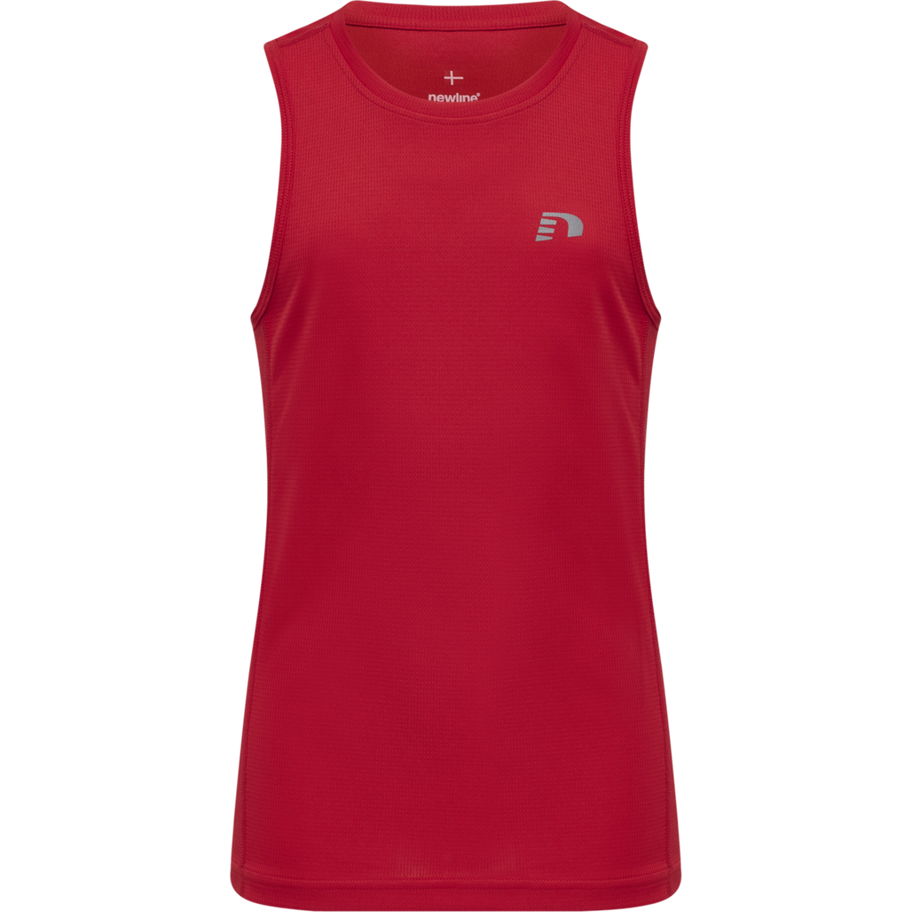 KIDS CORE RUNNING SINGLET, TANGO RED, packshot