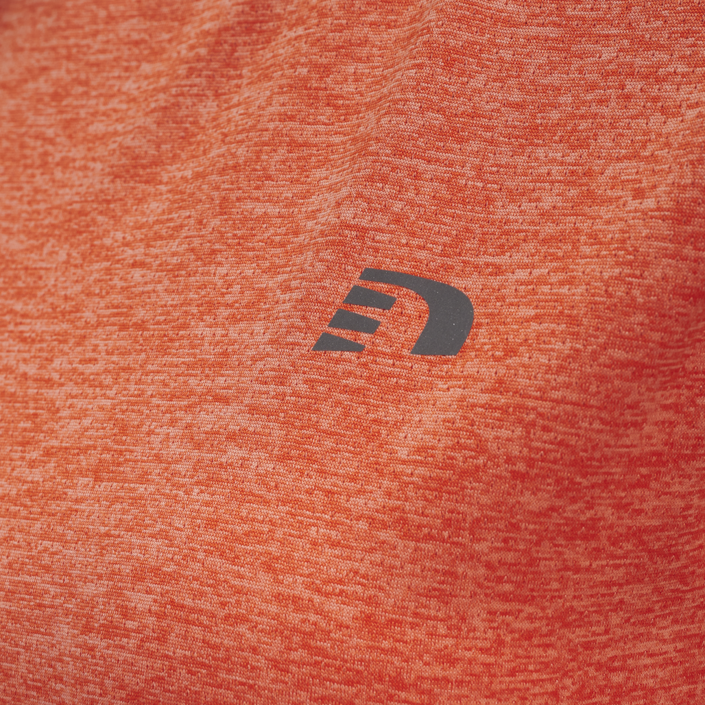 Newline WOMEN STATEMENT T-SHIRT S/S - SPICY ORANGE MELANGE Newline WOMEN STATEMENT T-SHIRT S/S - SPICY ORANGE MELANGE