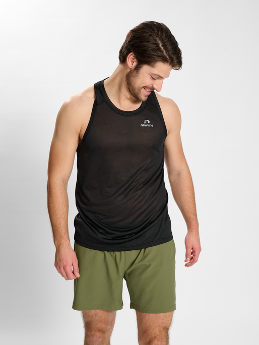 nwlOMAHA SINGLET male, BLACK, model