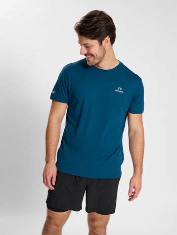 nwlMEMPHIS T-SHIRT S/S MEN, MAJOLICA BLUE, model
