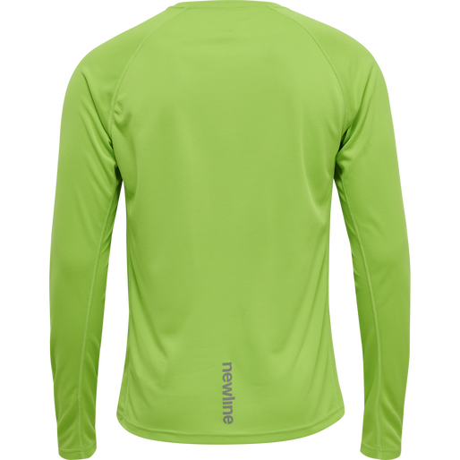 MEN CORE RUNNING T-SHIRT L/S, GREEN FLASH, packshot