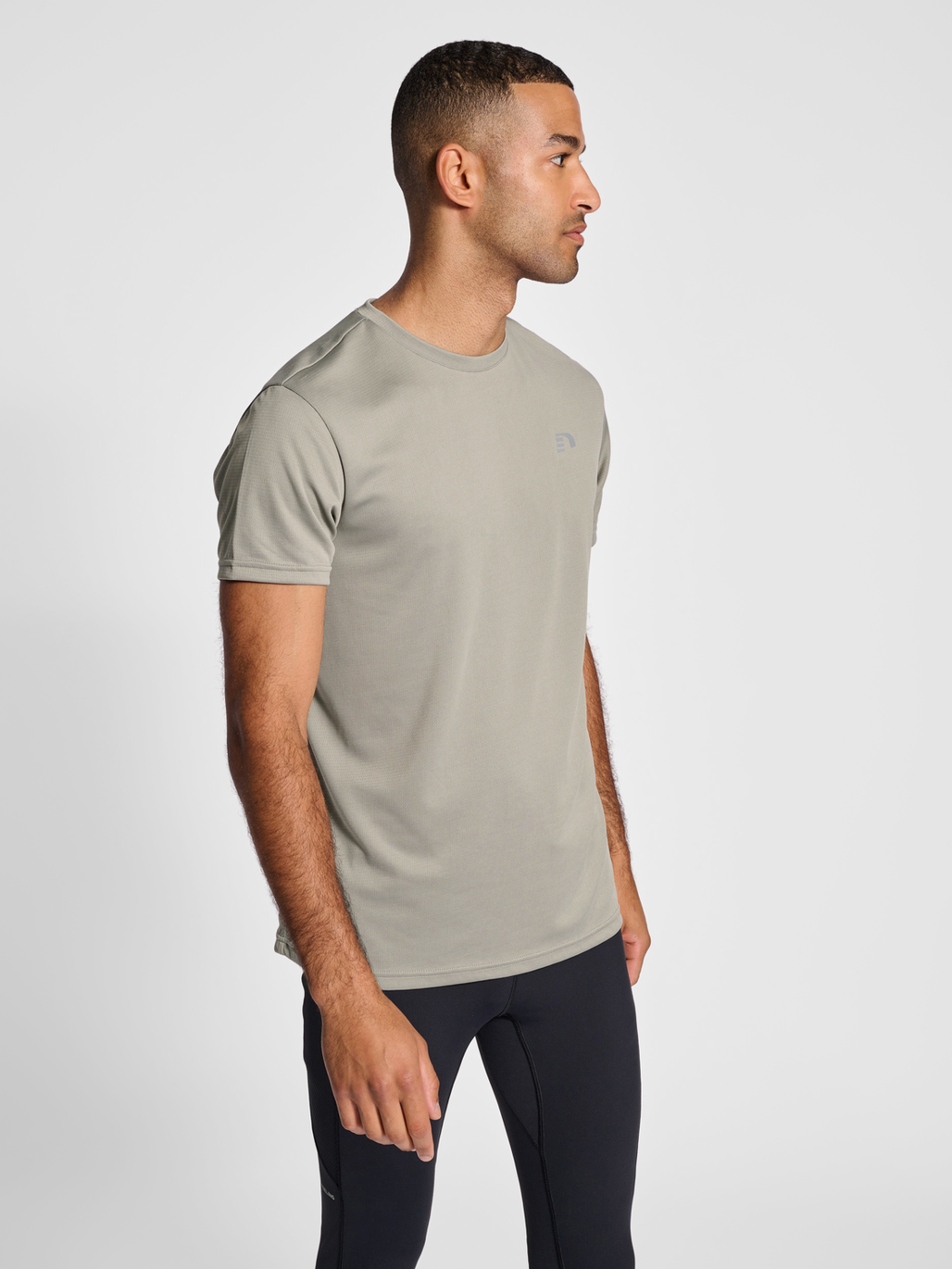 nwlHOUSTON T-SHIRT S/S MEN, MOON MIST, model
