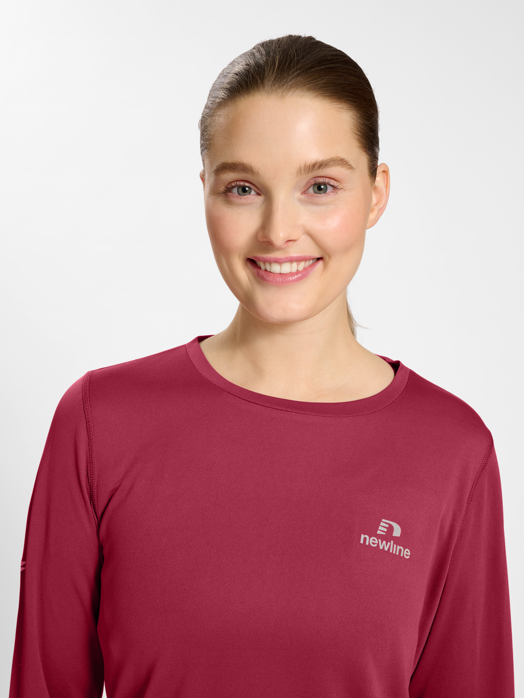 nwlMEMPHIS T-SHIRT L/S WOMAN, DRY ROSE, model