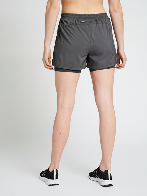 Newline WOMEN 2 IN 1 RUNNING SHORTS FORGED IRON newlinesport