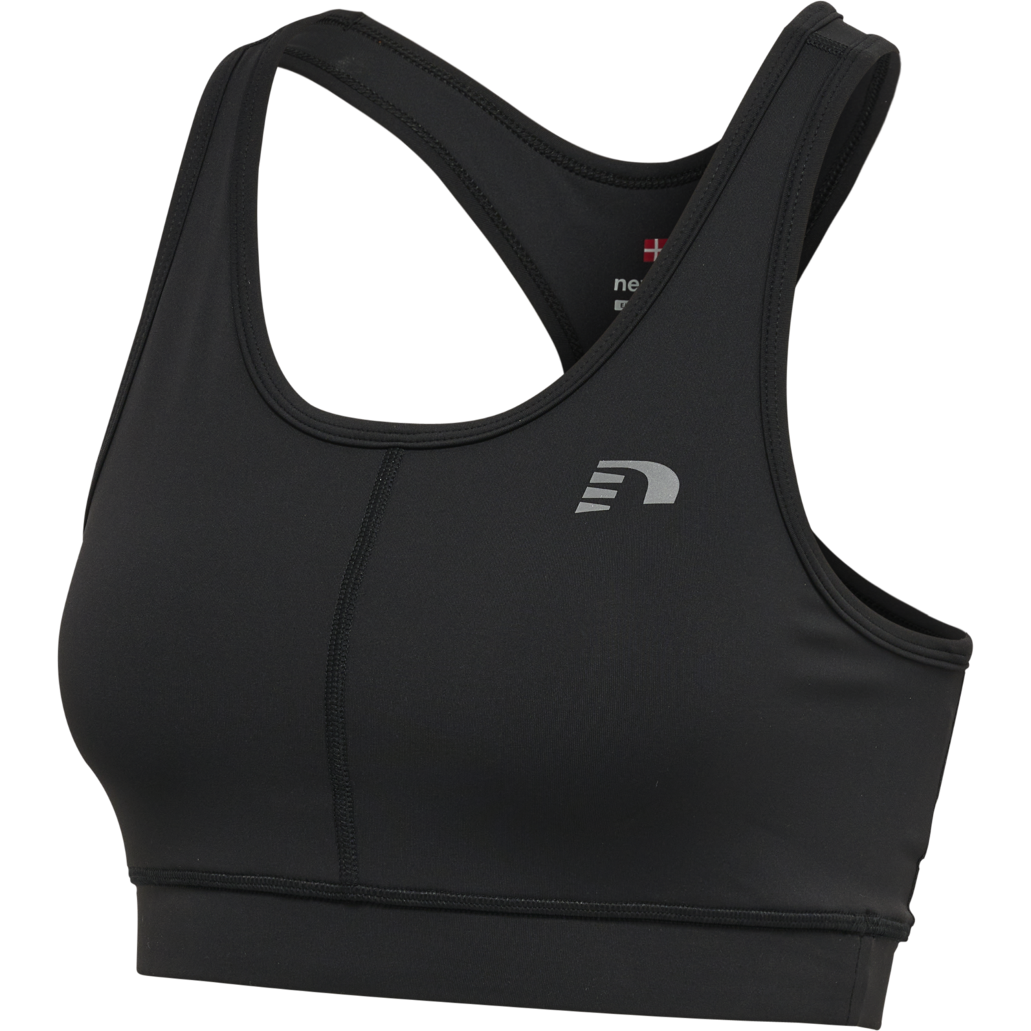 WOMEN CORE ATHLETIC TOP, BLACK, packshot