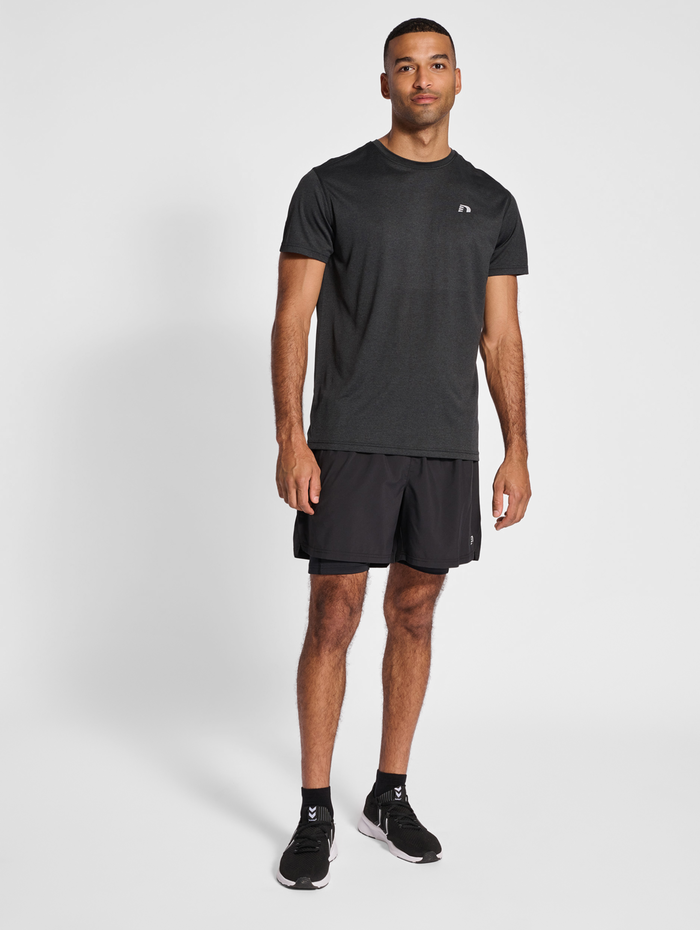 nwlKANSAS 2-IN-1 SHORTS MEN, BLACK, model