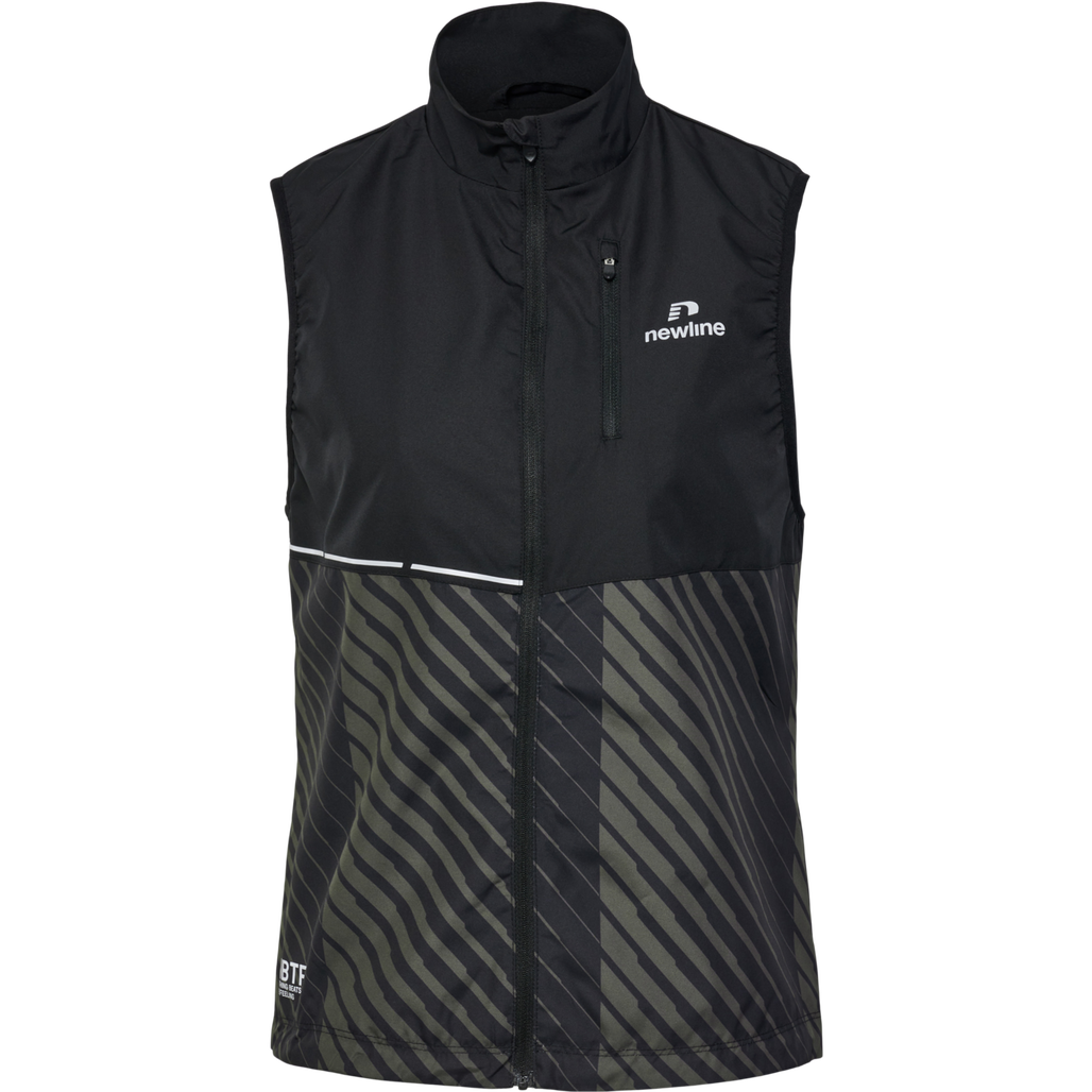 nwlPACE GILET WOMAN, BLACK BELUGA AOP, packshot