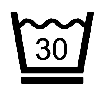 Gentle machine wash at 30 degrees Gentle machine wash at 30 degrees